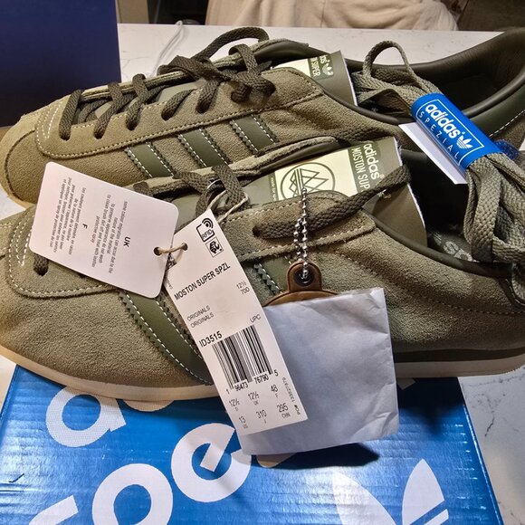 Adidas Moston Super SPZL Shoes In Cargo/Olive/Trace Olive (ID3515) -Men's US 13 - Picture 3 of 10